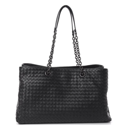 Bottega Veneta Nappa Intrecciato Large Tote Black 1 of 8