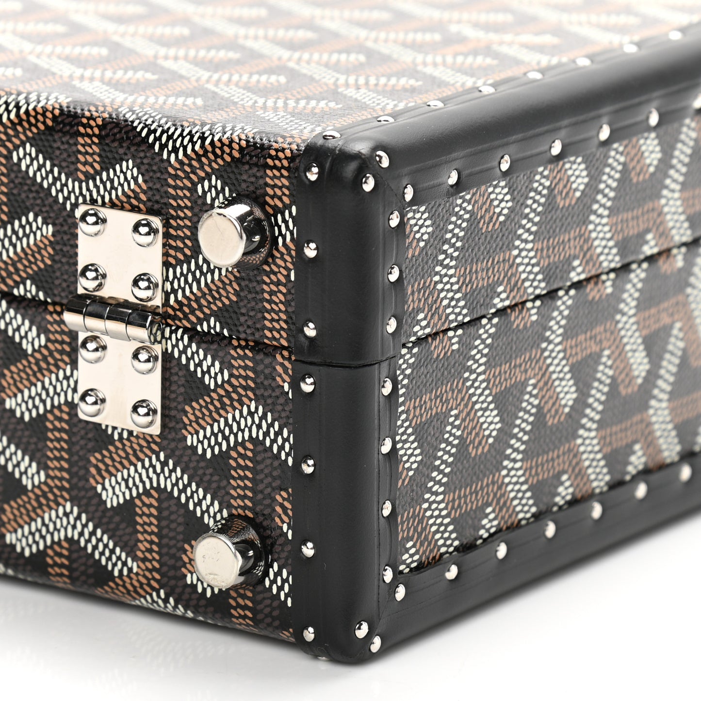 Goyardine Grand Hotel Trunk Bag Black