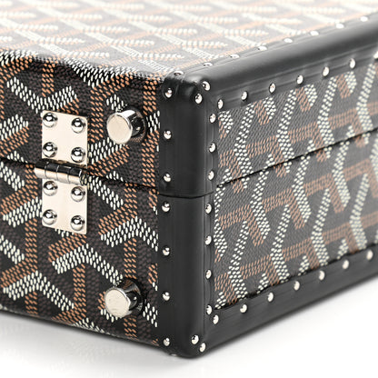 Goyard Goyardine Grand Hotel Trunk Bag Black 10 of 11
