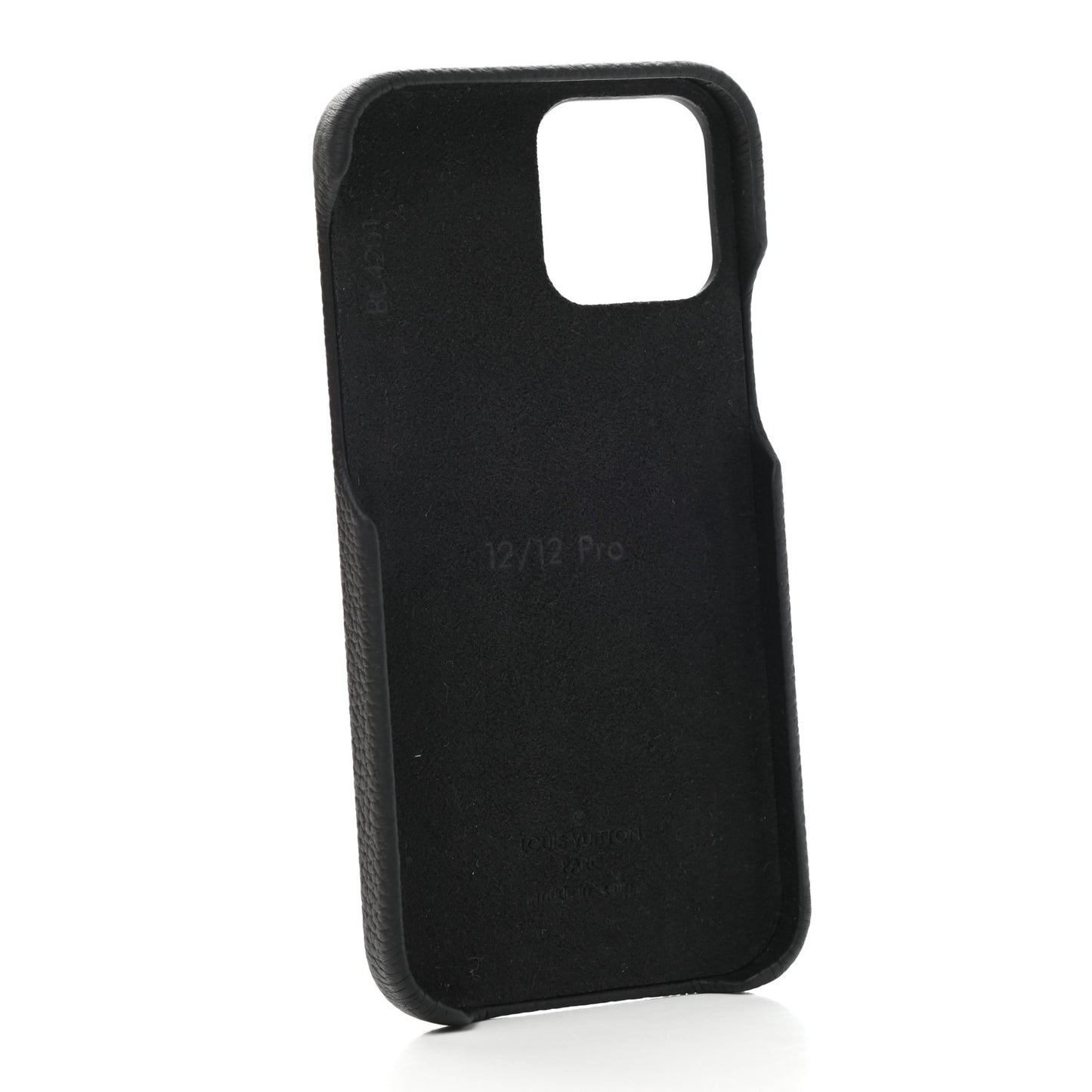 Monogram iPhone 12/12 Pro Bumper Black