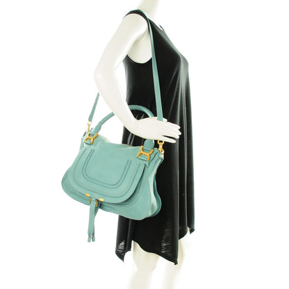 Chloe Calfskin Medium Marcie Satchel Mint Tea 2 of 7
