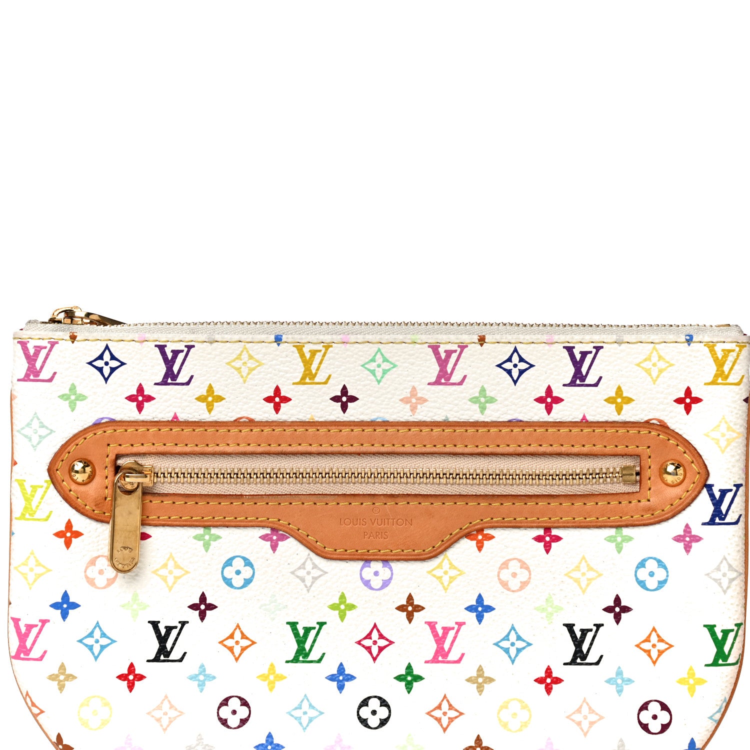 Louis Vuitton Monogram Multicolor Pochette Plate GM White 7 of 14