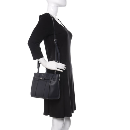 Mulberry Grained Vegetable Calfskin Mini Zipped Bayswater Navy 2 of 8