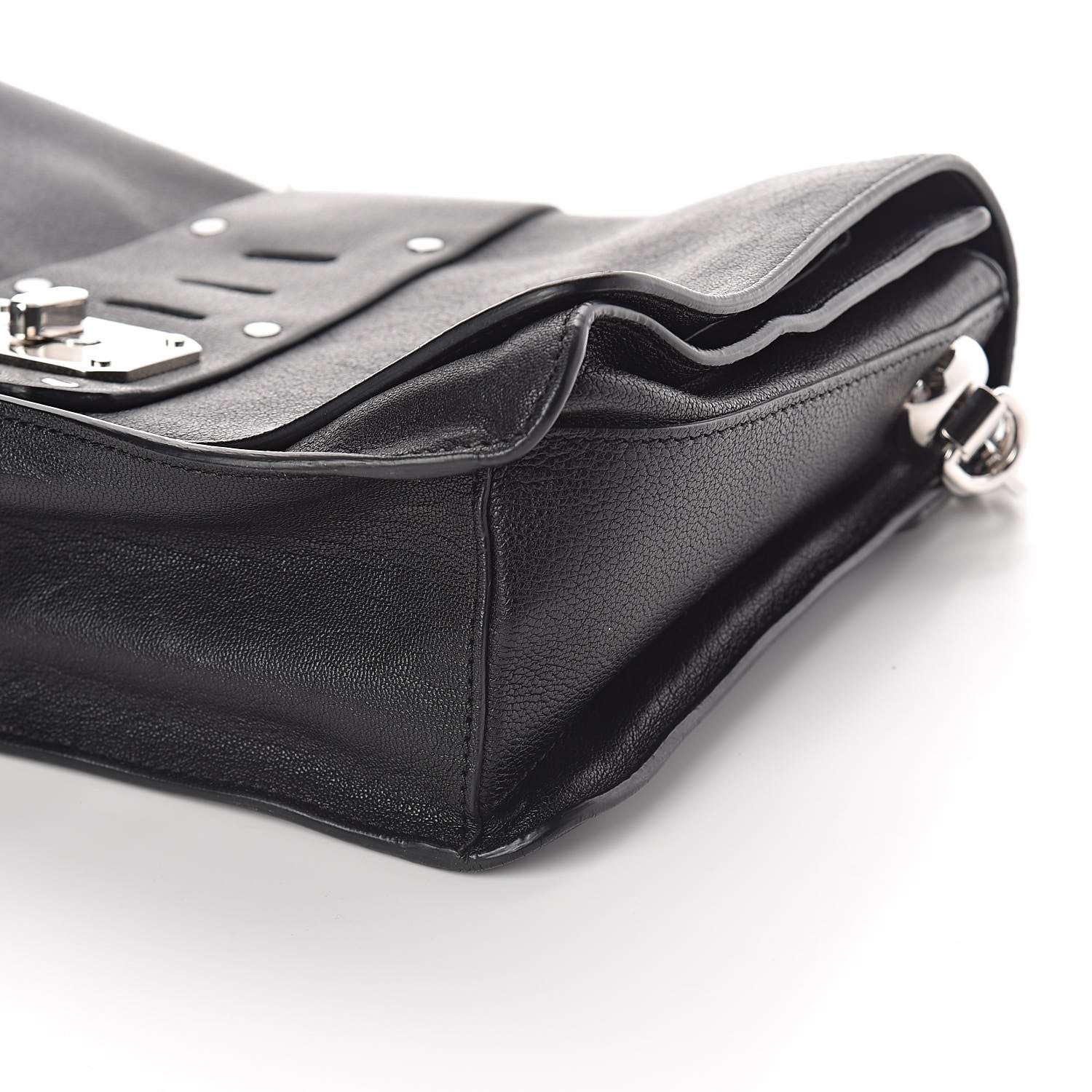 Versace Goatskin Large Stardvst Shoulder Bag Black 8 of 8