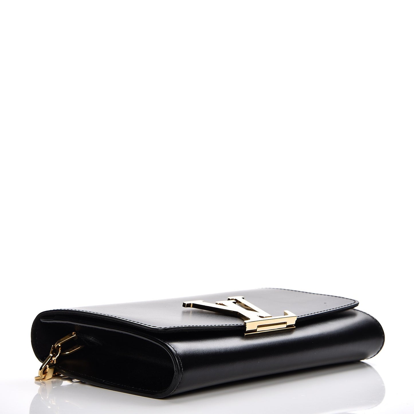 Calfskin Chain Louise GM Black