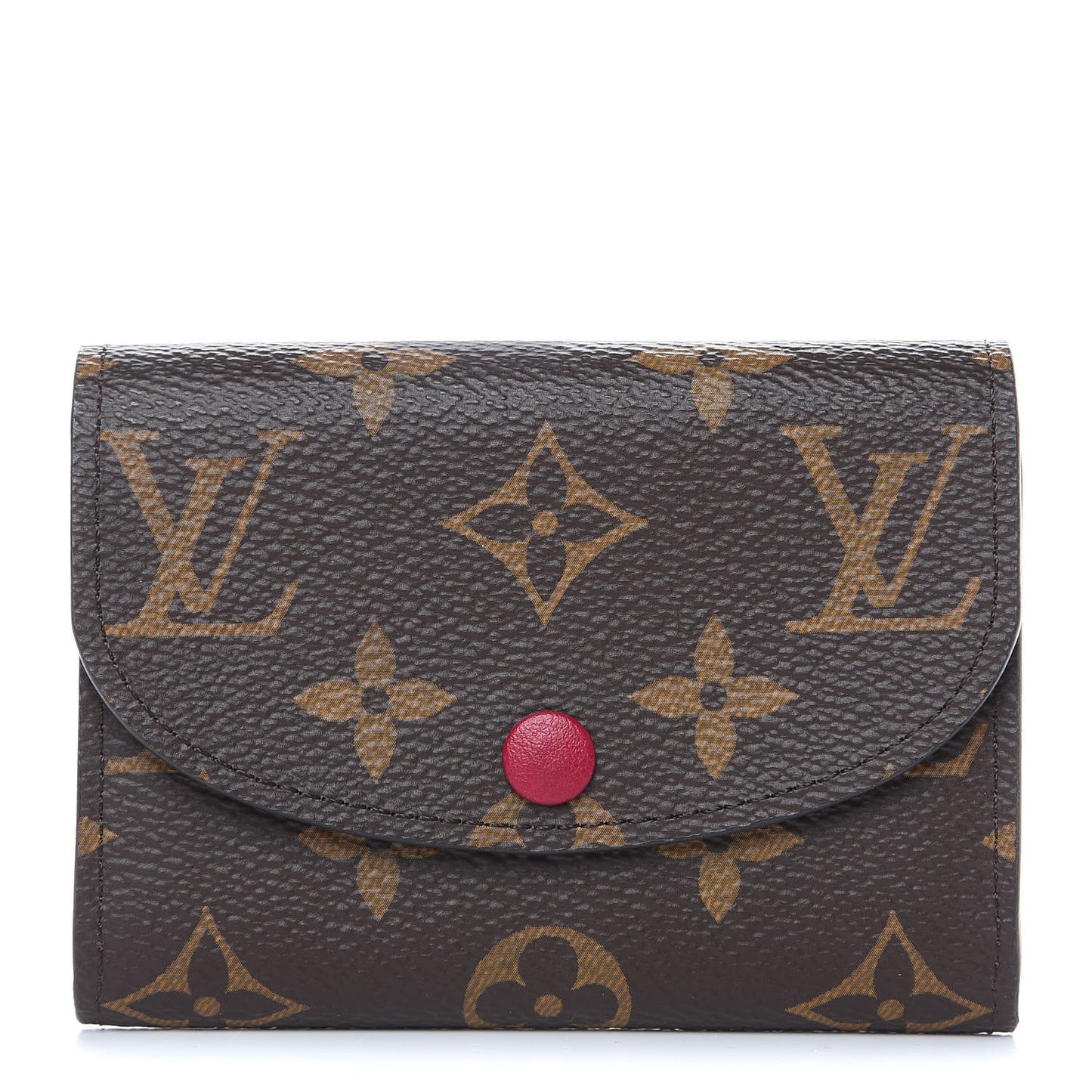 Monogram Rosalie Coin Purse Fuchsia