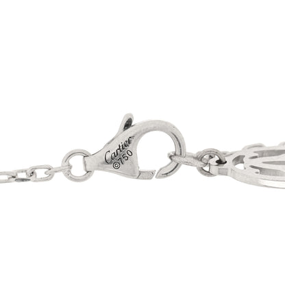 Cartier 18K White Gold Diamond SM D'Amour Bracelet 3 of 3