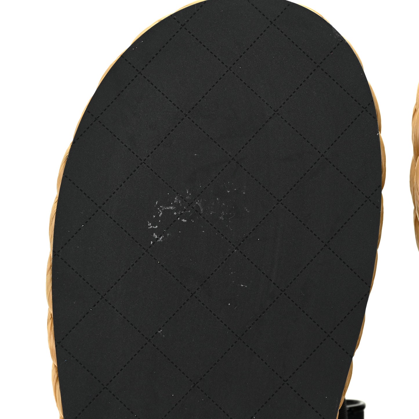 Mesh Patent Calfskin Velcro Dad Sandals 38.5 Black