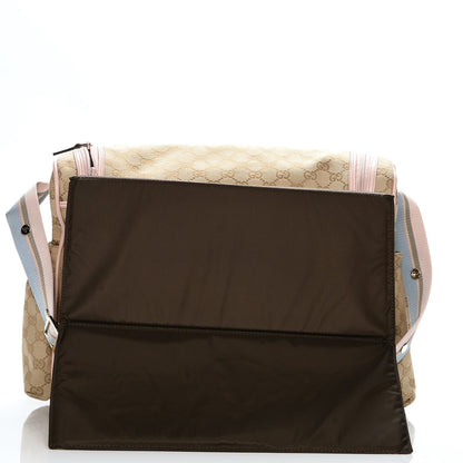 Gucci Monogram Web Diaper Bag Pink 8 of 9
