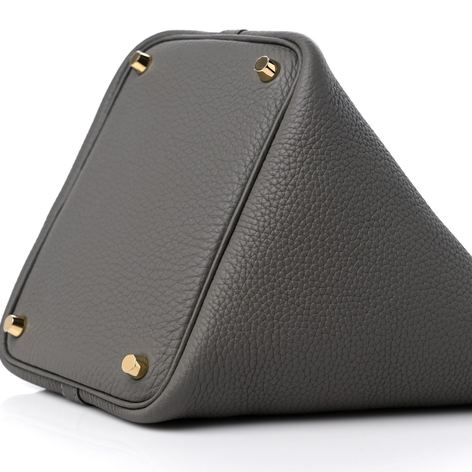 Hermes Taurillon Clemence Picotin Lock 18 PM Gris Meyer 9 of 10