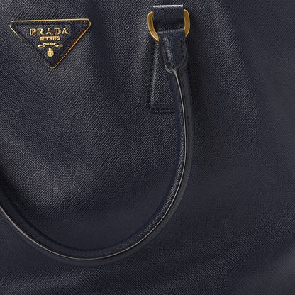 Prada Saffiano Lux Medium Tote Baltico 15 of 20