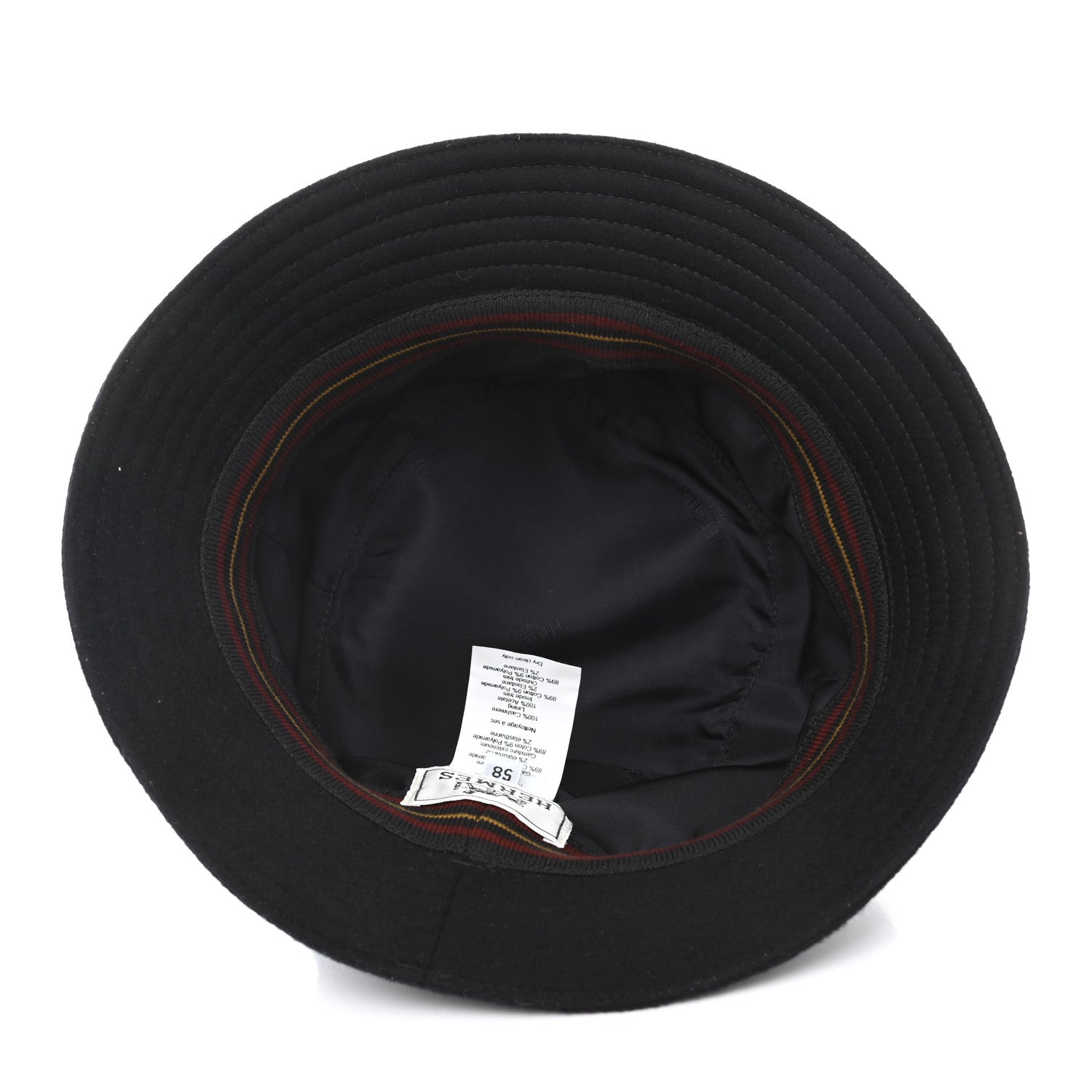Hermes Water-Repellent Cashmere Mens DJack Hat 58 Marine 7 of 9