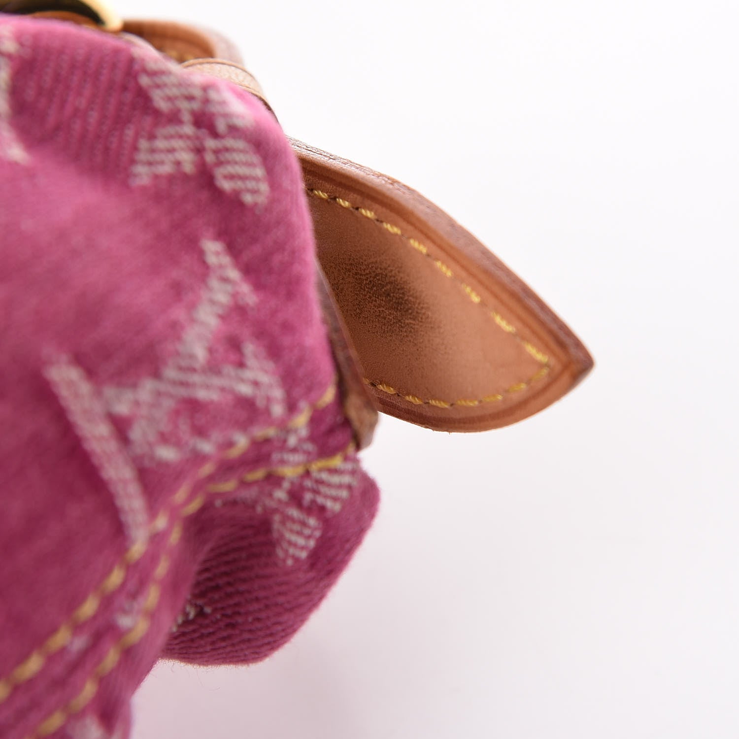 Louis Vuitton Denim Baggy GM Fuchsia 16 of 22