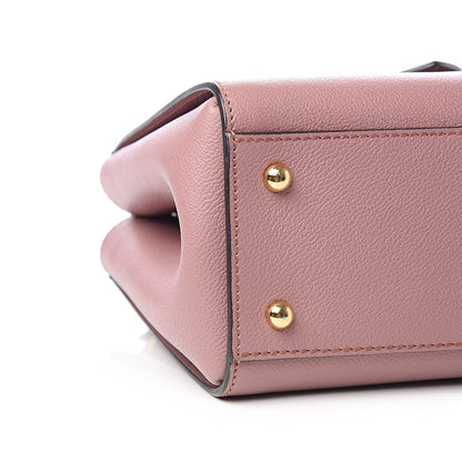 Burberry Soft Grain Calfskin Small Buckle Tote Dusty Pink 11 of 13
