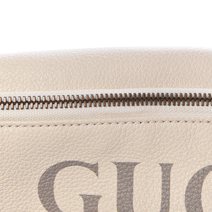 Gucci Grained Calfskin Logo Belt Bag White 8 of 18