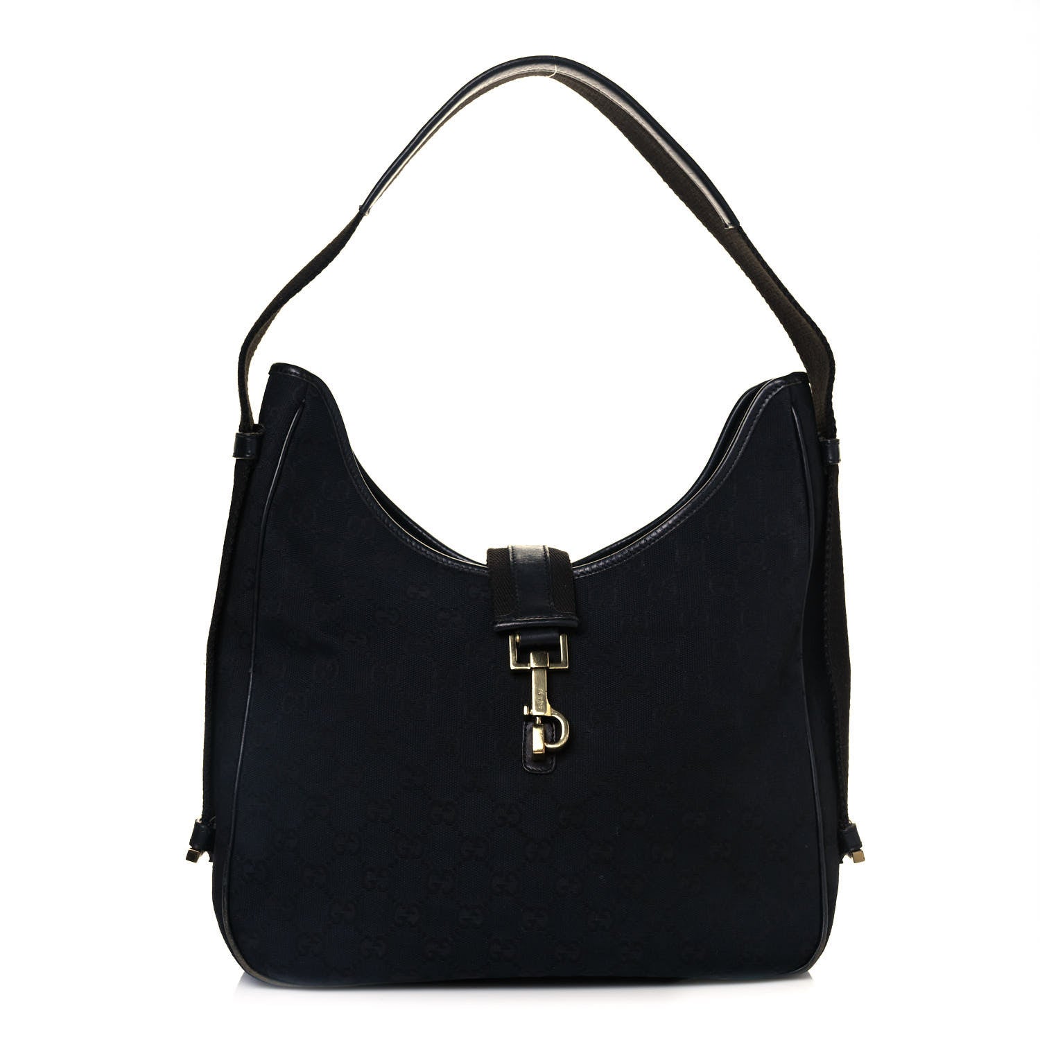 Gucci Monogram Jackie O Hobo Black 1 of 11