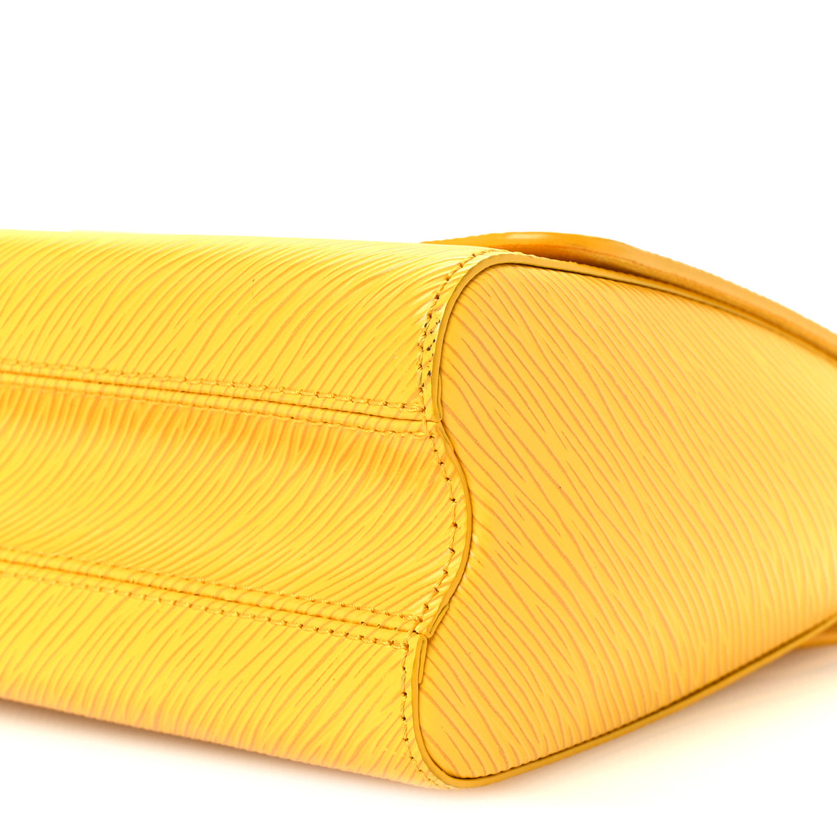 Epi Twist Braided Strap Shoulder Bag MM Sunflower