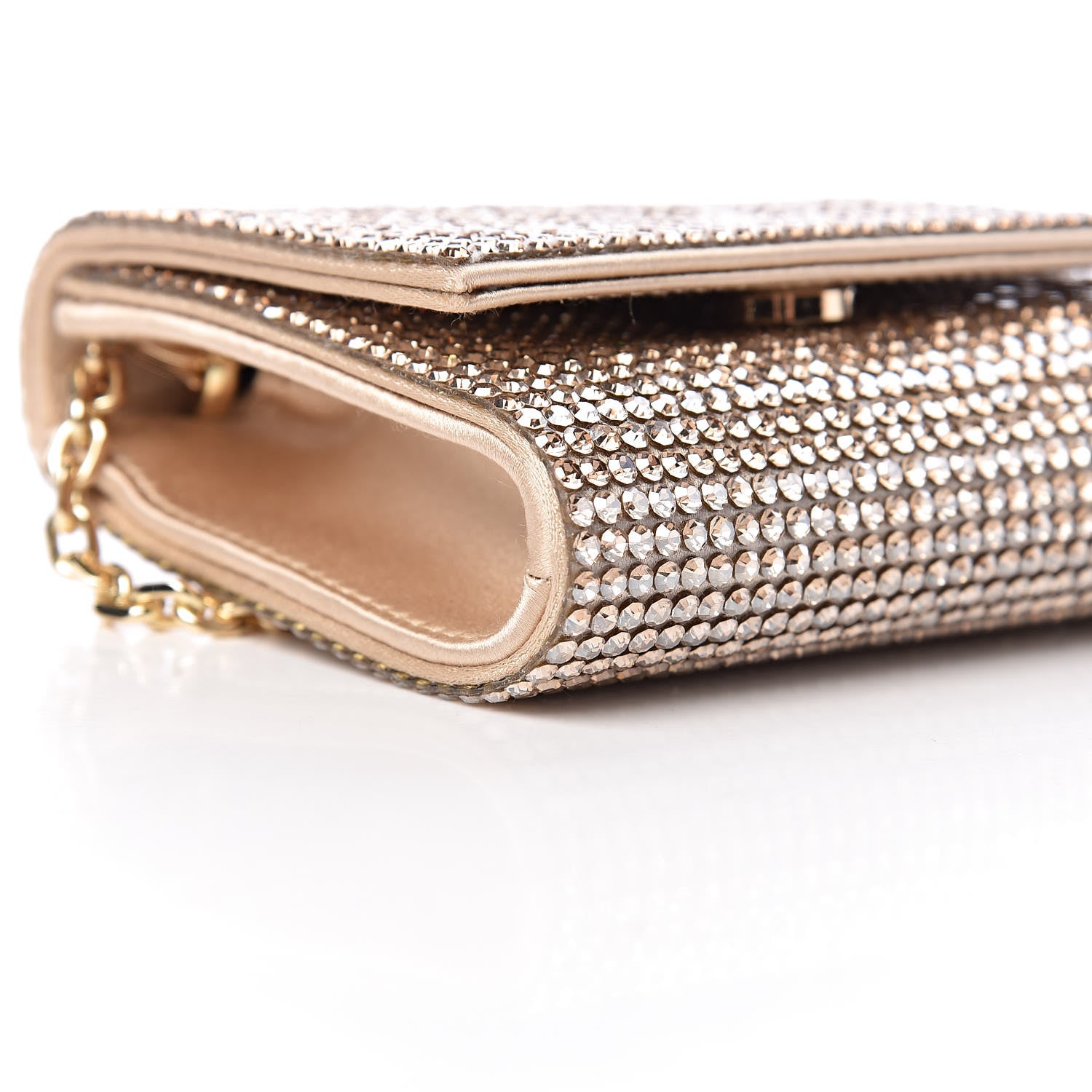 Judith Leiber Swarovski Crystal Micro Fizzy Clutch Prosecco 8 of 11