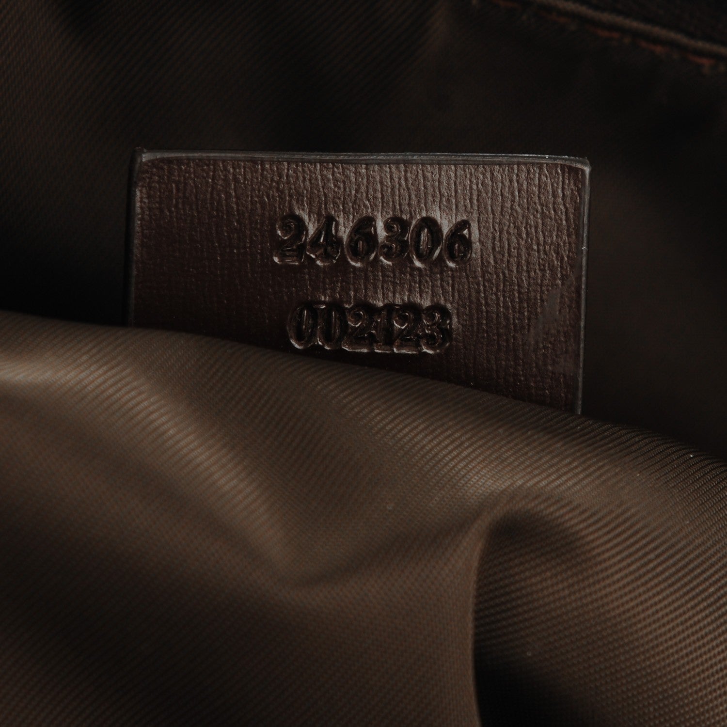 Gucci GG Supreme Monogram Interlocking G Duffle Bag Dark Brown 7 of 10