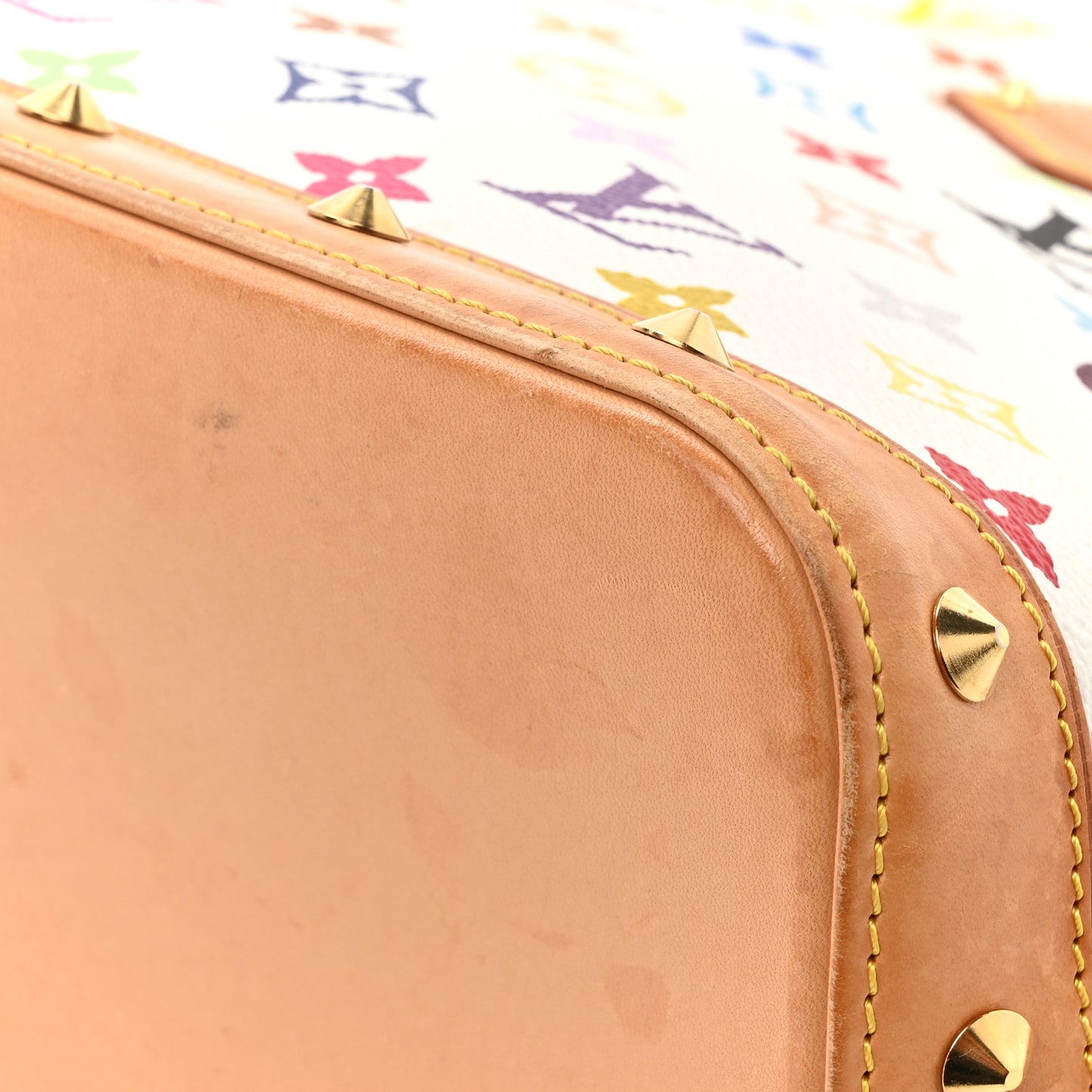Monogram Multicolor Alma PM White