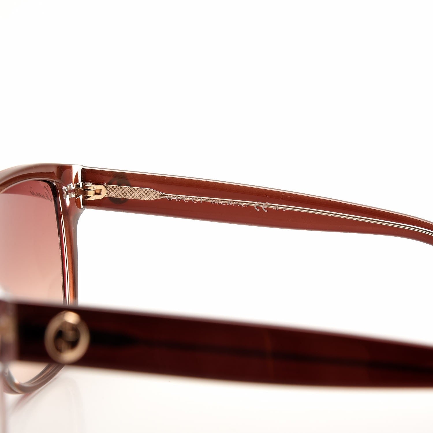 Gucci Acetate Sunglasses GG3540/S Red 5 of 13
