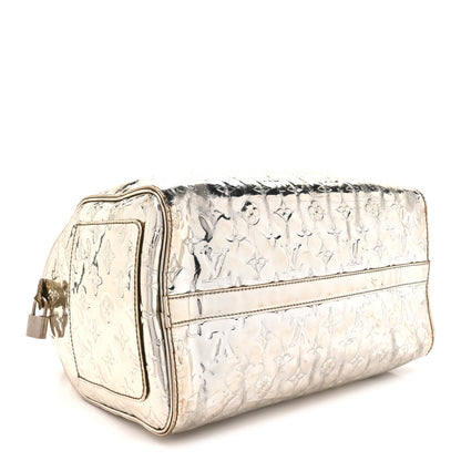 Louis Vuitton Monogram Miroir Speedy 30 Gold 4 of 19