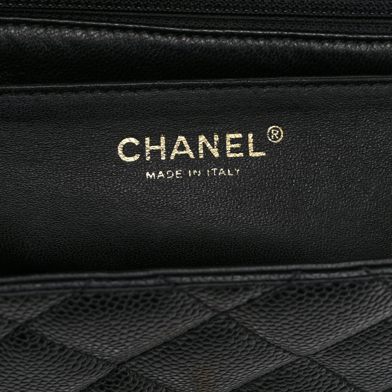 Chanel Caviar Quilted Jumbo Kelly Flap Black 6 of 10