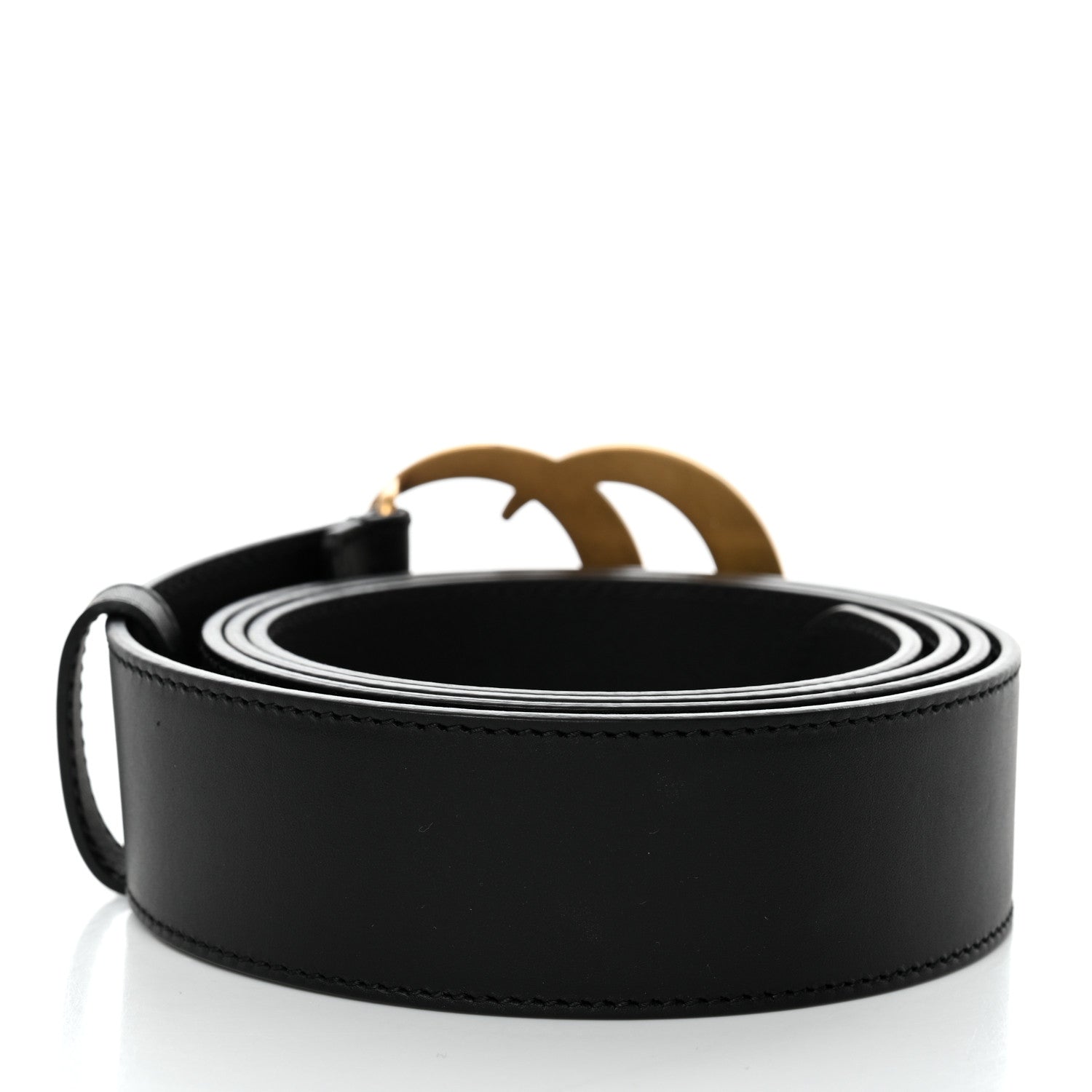 Gucci Calfskin Double G 40mm Belt 115 46 Black 2 of 5