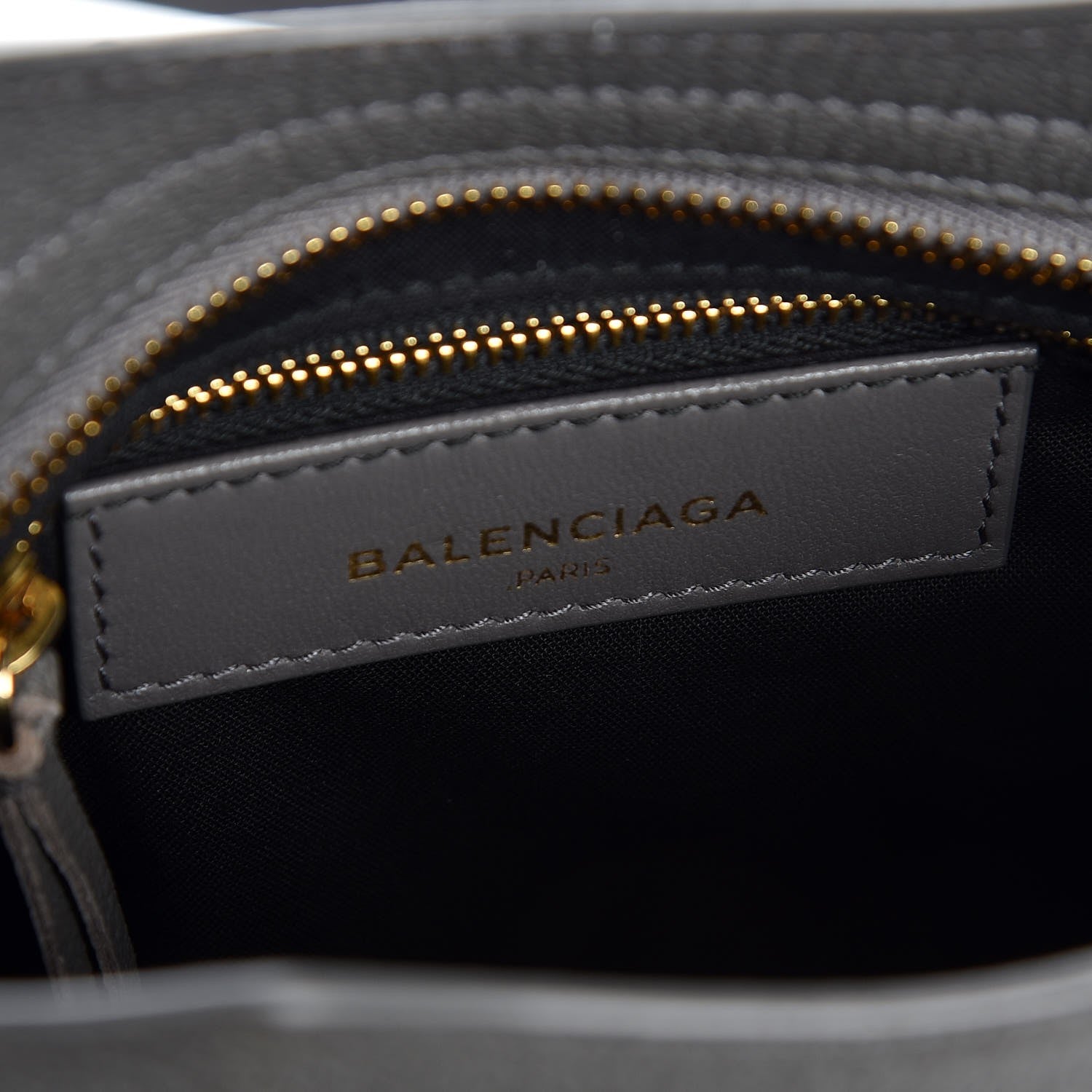 Balenciaga Chevre Gold Metallic Edge Hardware Mini City Gris Acier 6 of 7