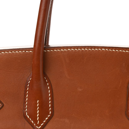 Hermes Toile Barenia Birkin 30 Fauve 20 of 26