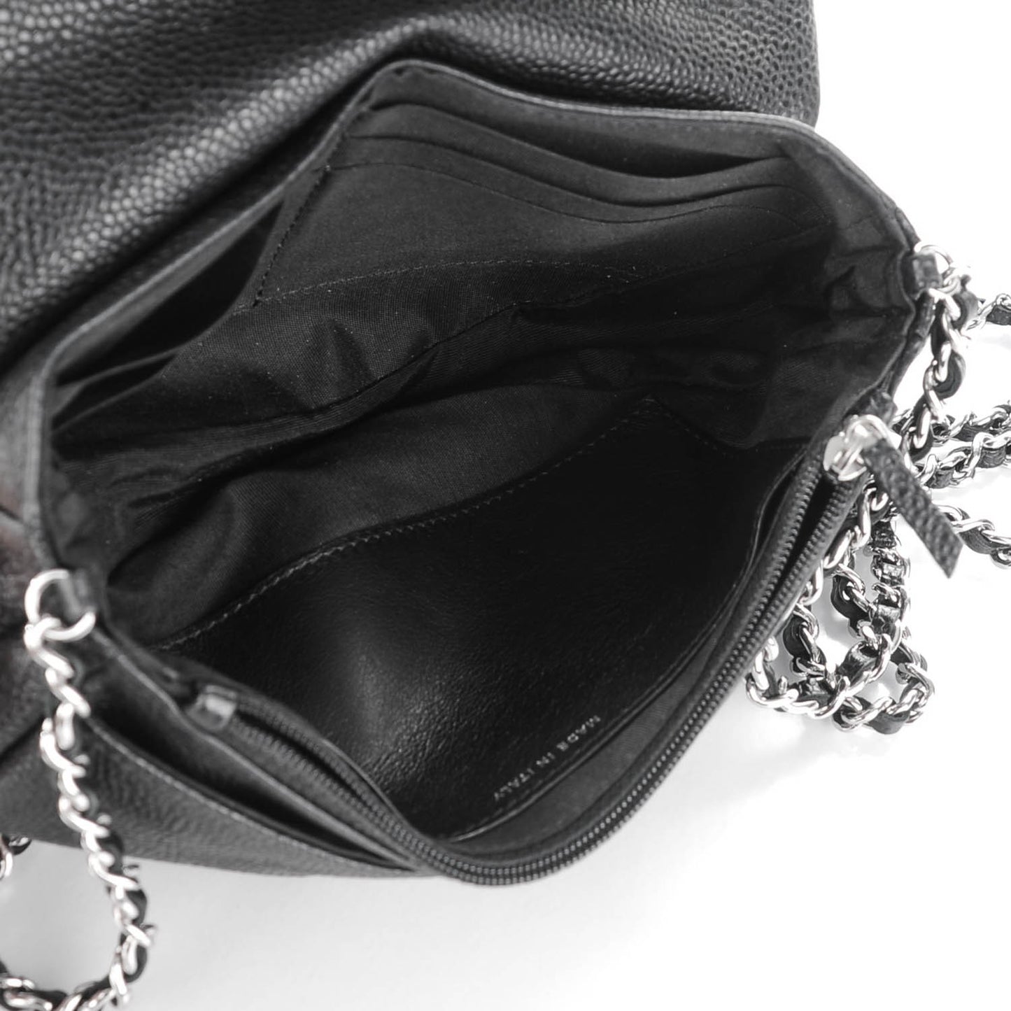 Caviar Half Moon Wallet On Chain WOC Black