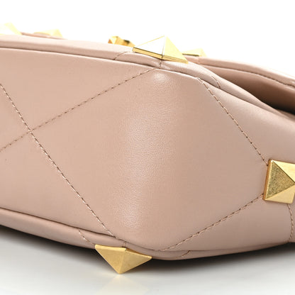 Valentino Garavani Nappa Large Roman Stud Shoulder Bag Rose Cannelle 8 of 8
