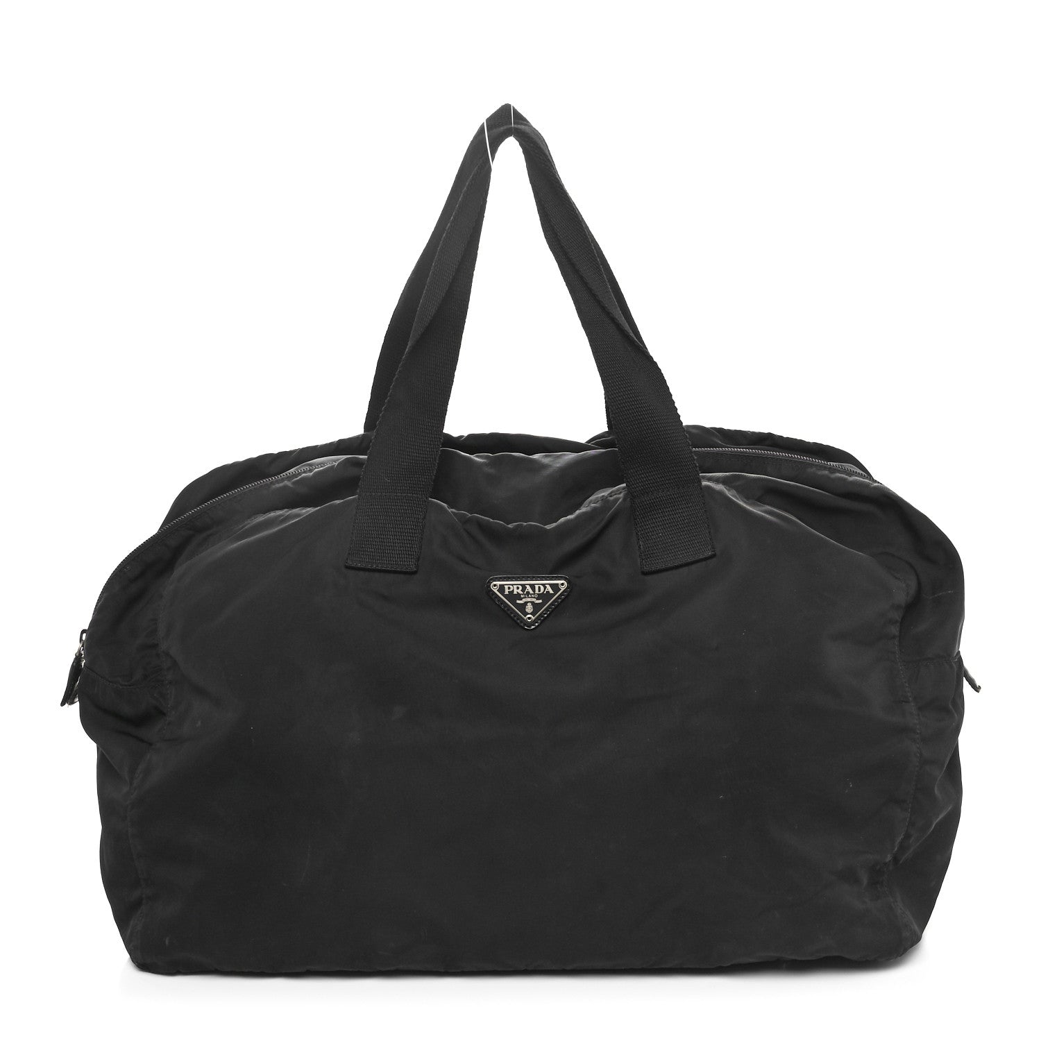 Prada Tessuto Nylon Duffle Bag Black 1 of 9