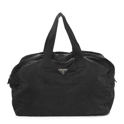 Prada Tessuto Nylon Duffle Bag Black 1 of 9