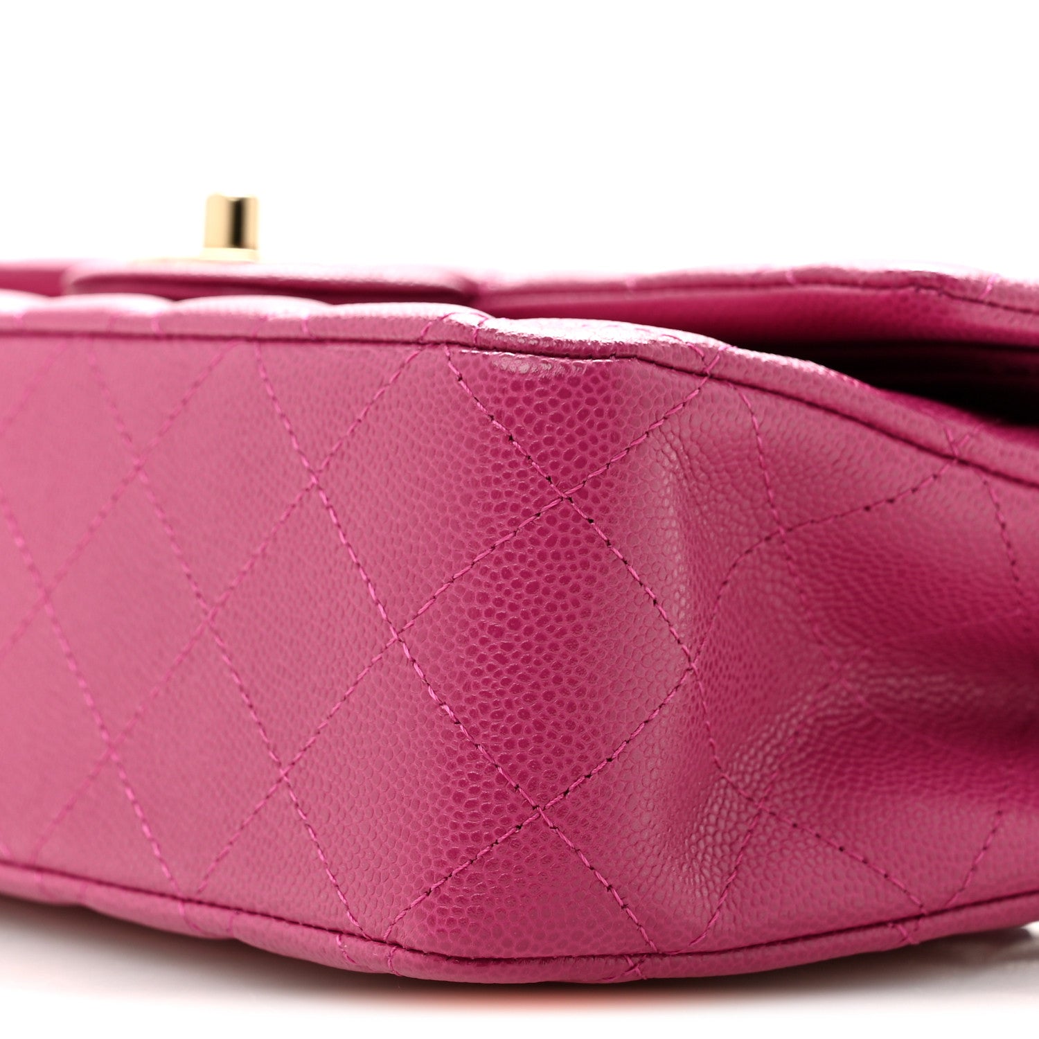 Chanel Caviar Quilted Medium Double Flap Purple 10 of 10