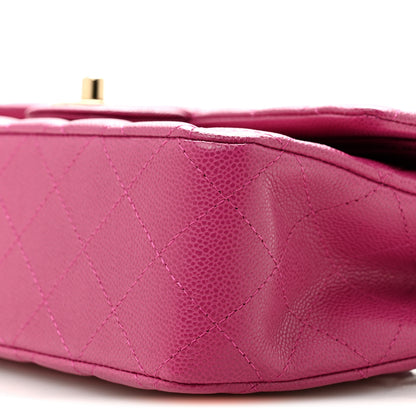 Chanel Caviar Quilted Medium Double Flap Purple 10 of 10