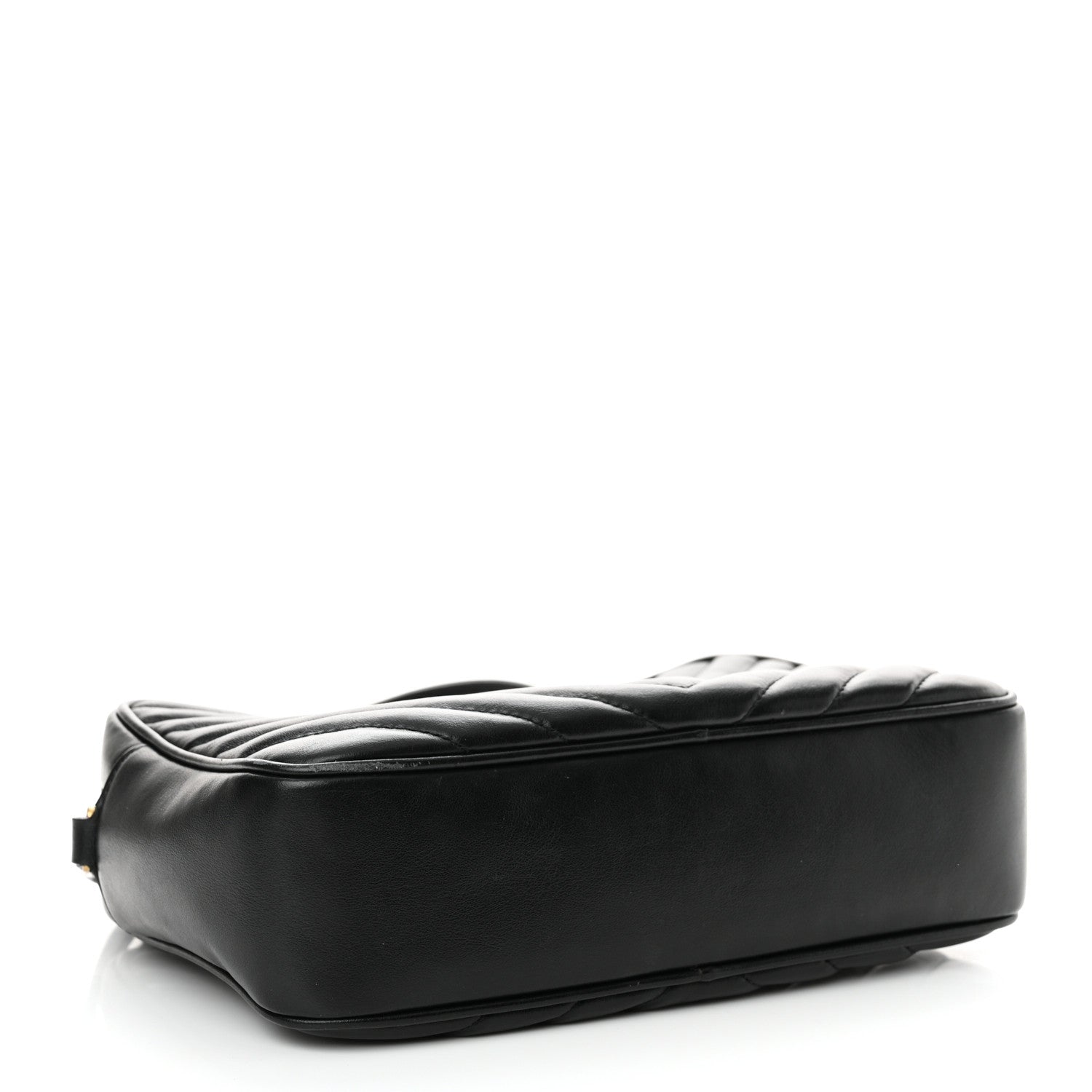 Saint Laurent Calfskin Matelasse Monogram Lou Camera Bag Black 4 of 20