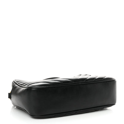 Saint Laurent Calfskin Matelasse Monogram Lou Camera Bag Black 4 of 20