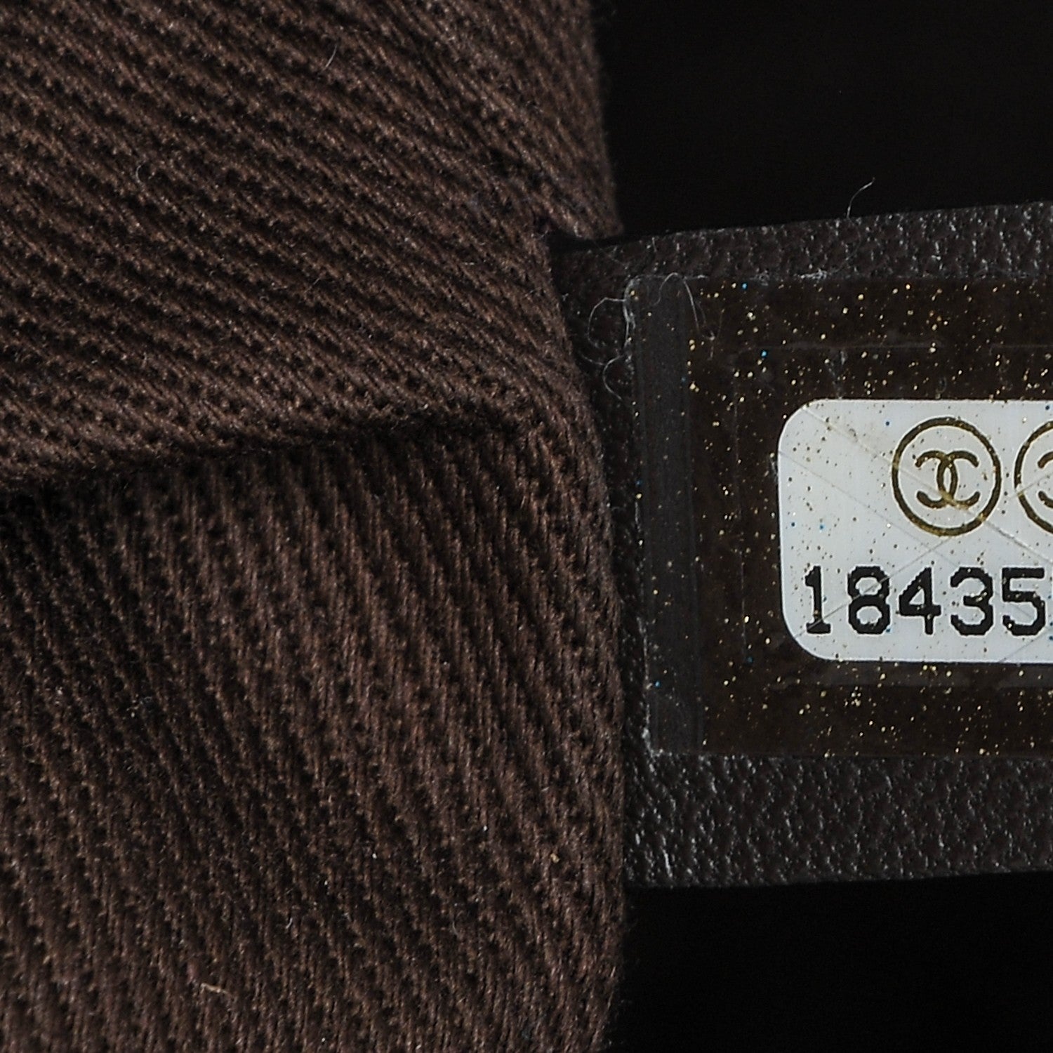 Chanel Canvas Large Deauville Tote Brown 7 of 7