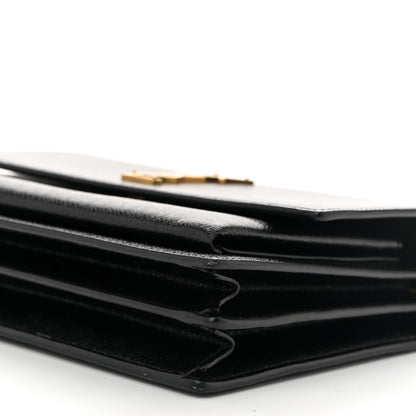 Saint Laurent Calfskin Medium Monogram Sunset Black 10 of 10