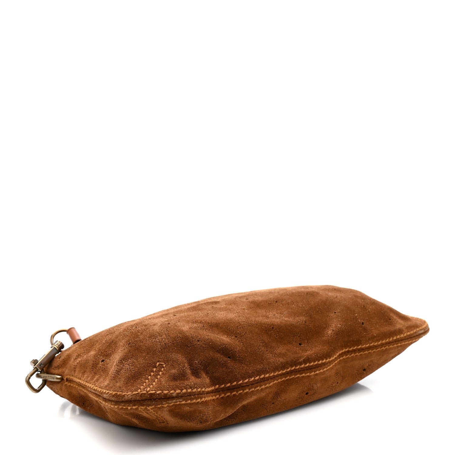 Louis Vuitton Suede Mahina Onatah Pochette Cacao 4 of 10