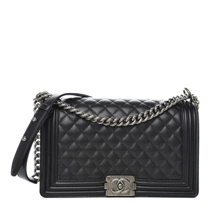 Chanel Caviar Quilted New Medium Boy Flap Black 1 of 14