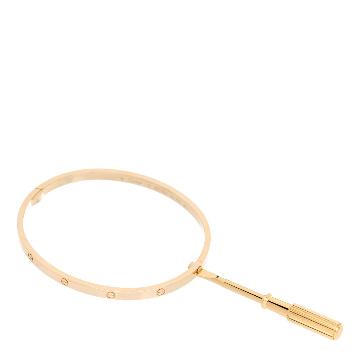 18K Yellow Gold Small LOVE Bracelet 18