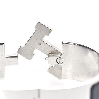 Hermes Enamel Wide Clic Clac H Bracelet PM Black 5 of 6