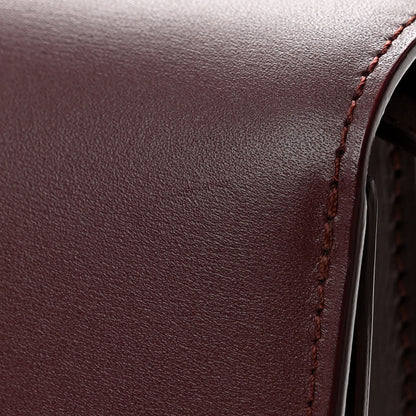 Celine Box Calfskin Medium Classic Box Flap Bag Burgundy 13 of 13
