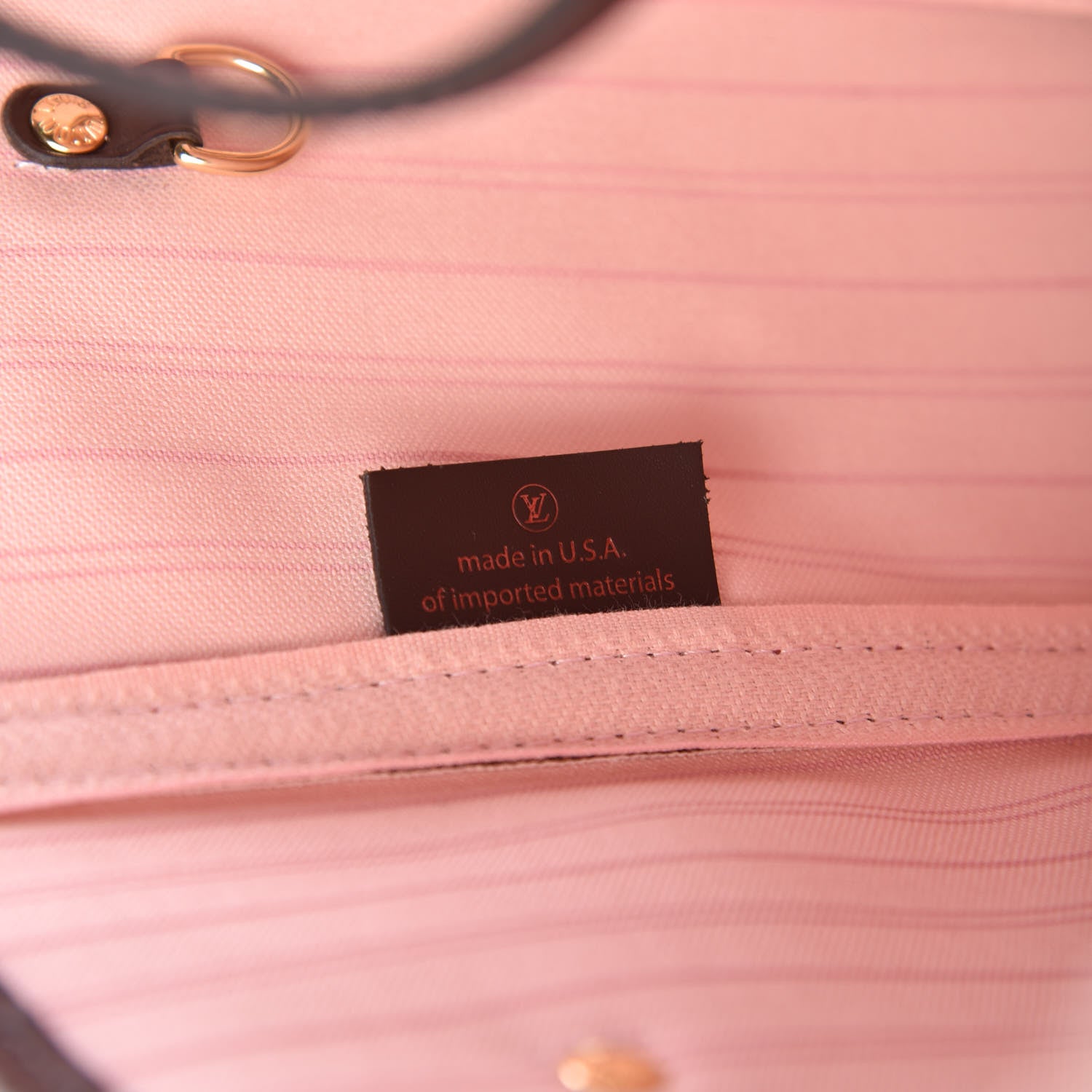 Louis Vuitton Damier Ebene Neo Neverfull MM Rose Ballerine 8 of 12