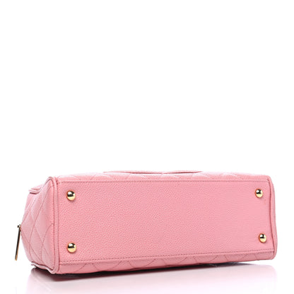 Chanel Caviar Quilted Small Bowler Pink 3 of 8