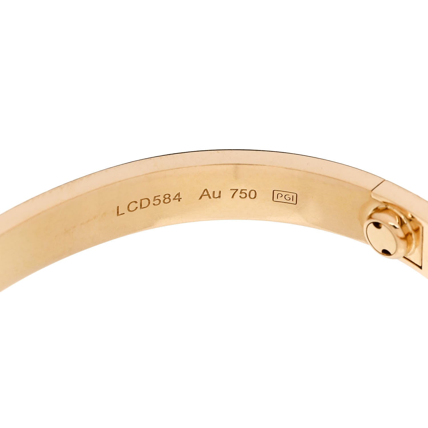 Cartier 18K Yellow Gold LOVE Bracelet 16 7 of 8