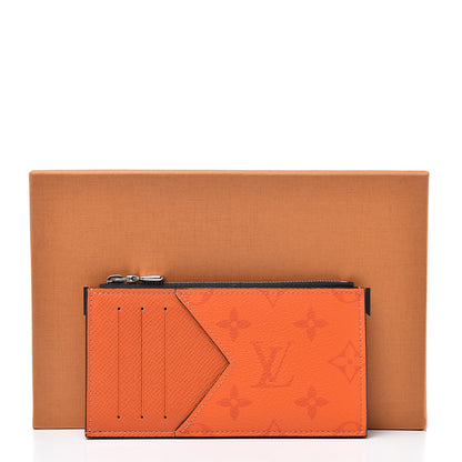 Louis Vuitton Taigarama Coin Card Holder Orange 8 of 8