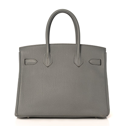 Hermes Togo Birkin 30 Gris Mouette 4 of 38